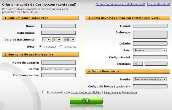 Casino.com Cdigo do bnus