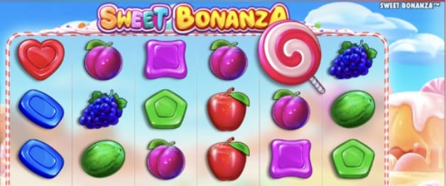 Símbolos e Prémios da Sweet Bonanza
